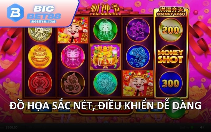 Đồ họa sắc nét, điều khiển dễ dàng