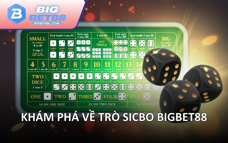 Khám phá về trò Sicbo BIGBET88